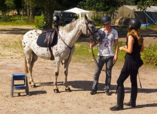  Reitunterricht in Nemours 